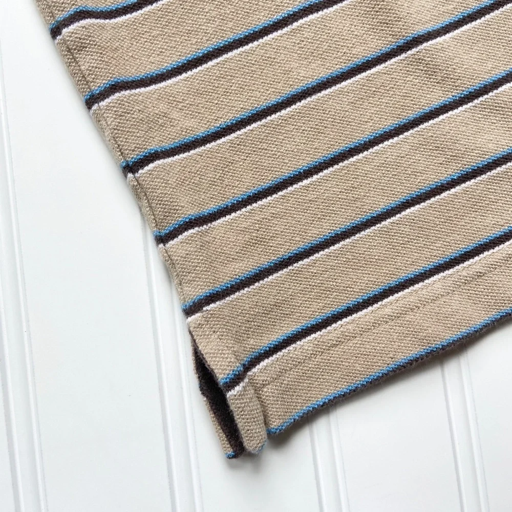 •The Children’s Place• tan striped polo